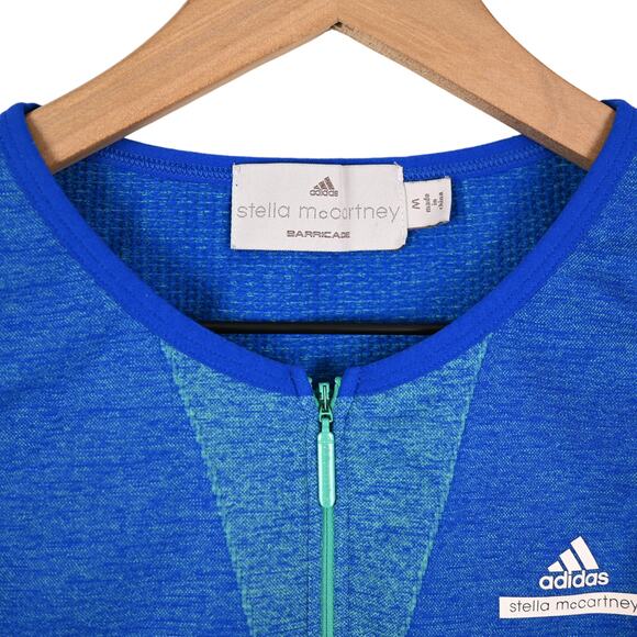 Adidas by Stella McCartney Barricade Tennis Quarter-Zip Knit Tank Top, medium - Picture 3 of 6